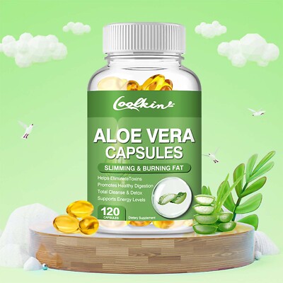 Aloe Vera 5,000mg - Weight Loss, Fat Burning, Detox Cleaning, Digestive  Support | eBay