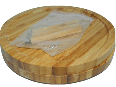 Mind Reader 2 Tier Spice Rack - All Wood - Round With A Base That Spins New