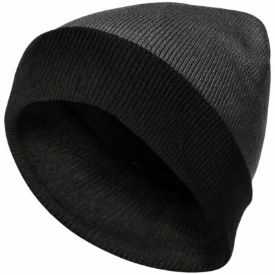 Herren Wintermütze warme Mütze Strickmütze Thinsulate grau/schwarz, Beanie