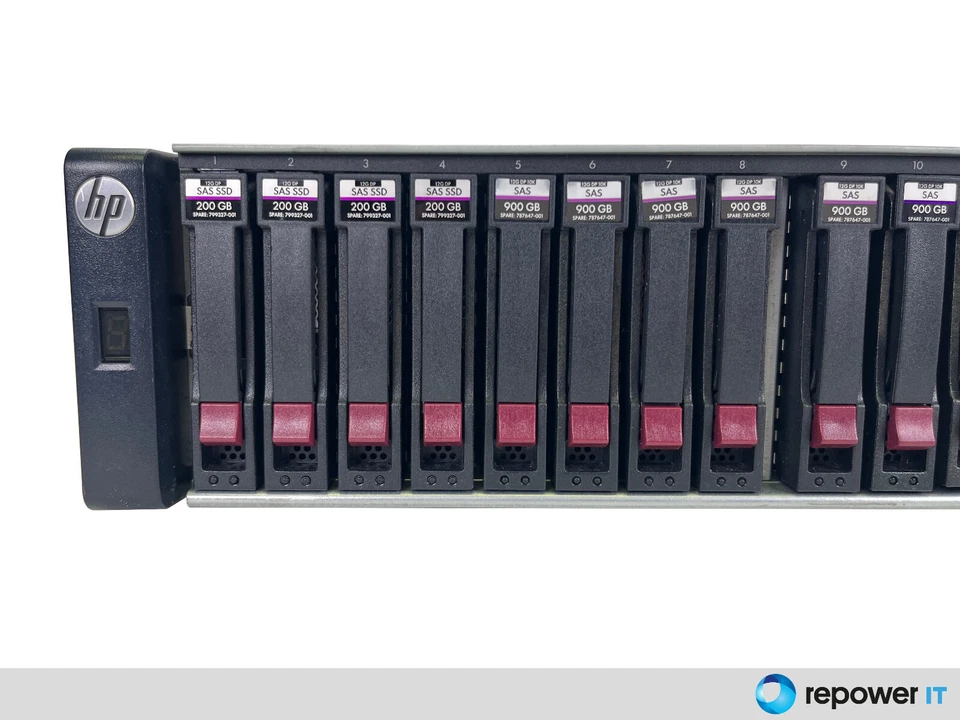 HP MSA 2040 FC SAN Storage 16Gbps 10GbE Dual Controller C8R09A 20TB SAS SSD - Bild 3 von 4