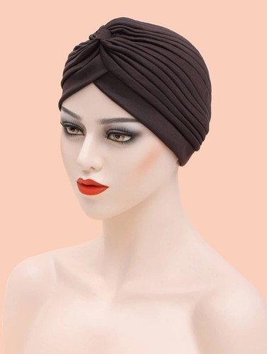 Women Ladies Hair Loss Scarf Cancer Chemo Cap Muslim Turban Hat Hijab Head Wraps - 第 1/2 張圖片