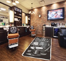 Forbici per sedia 3D RAII142 tappetino negozio barbiere elegante tappeto fotografico Sinsin