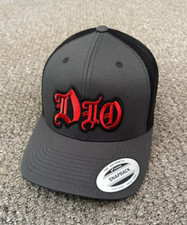 Dio Hat Ronnie James Dio SnapBack Trucker Mesh Cap Individually Handcrafted