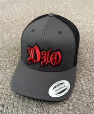 Dio Hat Ronnie James Dio SnapBack Trucker Mesh Cap Individually Handcrafted
