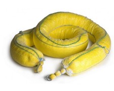 Solent Spill Control 130cm x 3m Boom Chemical Oil Fluid Absorbent Spills x4 pk