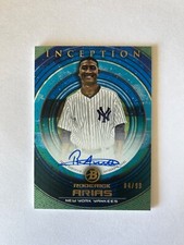 2022 Bowman Inception Roderick Arias On Card Autograph SP #84/99 Yankees RC Auto