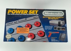 Nintendo NES Power Set Console CIB Complete In Box w/ Manuals, Game & Power Pad