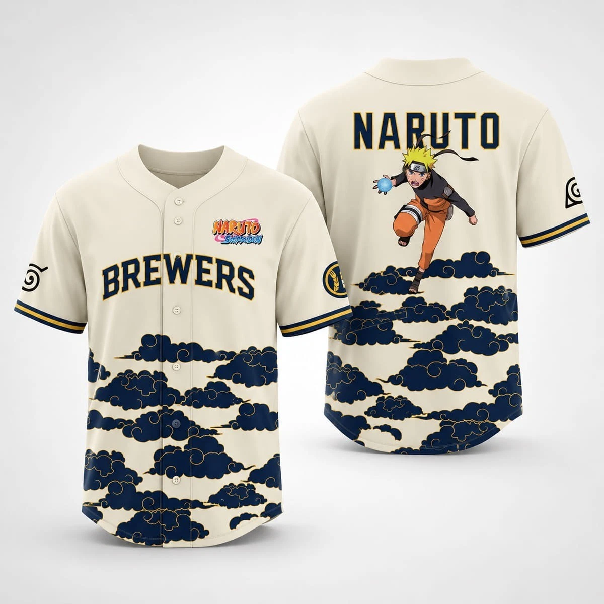2026 Brewers Narutoo Night Jersey Giveaway Printed Baseball Gift For Fan