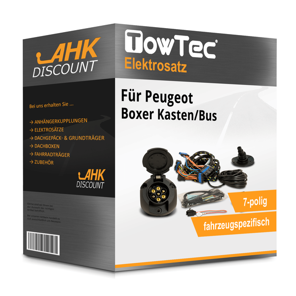 für Peugeot Boxer Kasten/Bus 05- Towtec Elektrosatz 7Polig Fahrzeugspezifisch-image