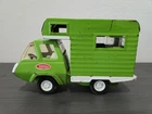 Tonka Green White Pressed Steel Motorhome Camper Toy Vintage Collectible Vehicle