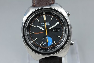 Near Mint Seiko 5 Sports Speed Timer 6139-7020 Automatik Herrenuhr aus JAPAN