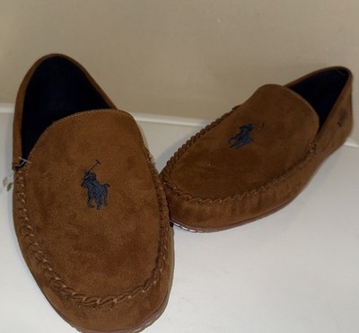 Polo Ralph Lauren mens Size 13 Brown collins moccasin  display picture 1