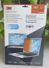 3M GF215W9B Privacy Screen Filter - 14 Inch Gold Privacy Screen Protector