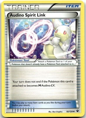 Pokemon Audino Spirit Link Fates Collide FCO #92/124 Uncommon LP BUY 2, 1 FREE!
