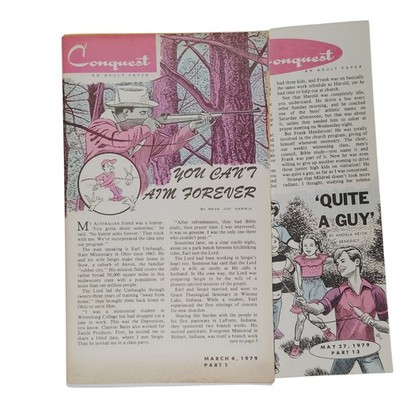Conquest Spring 1979 Quarterly   13-Part Weekly Christian Publication   52 Pgs