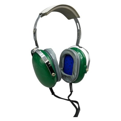 Seba Dynatronic Kopfhörer Grün Silber Chrom Headphones Vintage Retro