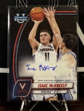 2024-25 Bowman U Chrome - Chrome Prospect Autographs Isaac McKneely Black Wave