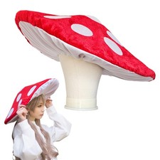 Dreamstall Original Mushroom Hat Costume Cosplay Accessory Hat Cap, Red with ...