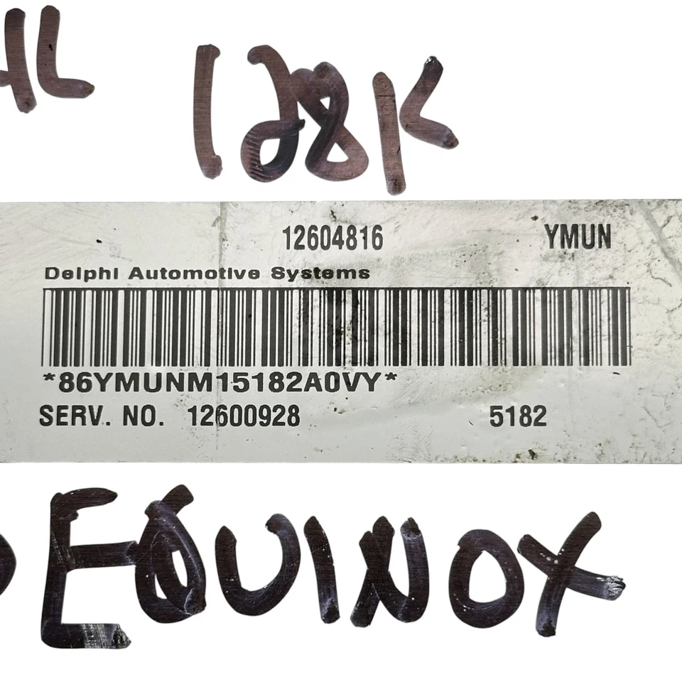 Chevrolet Equinox Torrent 2006 3,4 L OEM motor computador ECM ECU PCM 12600928 06 Foto 2 de 4