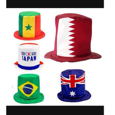Adult Unisex One Size Multicolor Country Flag...