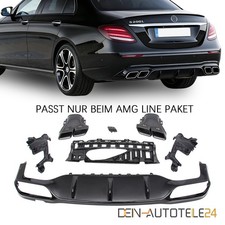 HECKDIFFUSOR ENDROHR DOPPEL AUSPUFF FÜR MERCEDES E-KLASSE W213 16-20 HECKDIFFUSOR ENDROHR DOPPEL AUSPUFF FÜR MERCEDES E-KLASSE W213 16-20