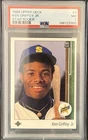 1989 Upper Deck Ken Griffey Jr. Rookie RC #1 Mariners PSA 7