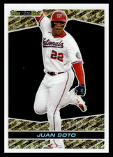 2021  Topps Chrome Update Juan Soto #BGC-2 Washington Nationals Topps Black Gold