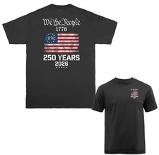250 Years of American Independence Day US Flag 4th of July Patriotic T-shirt