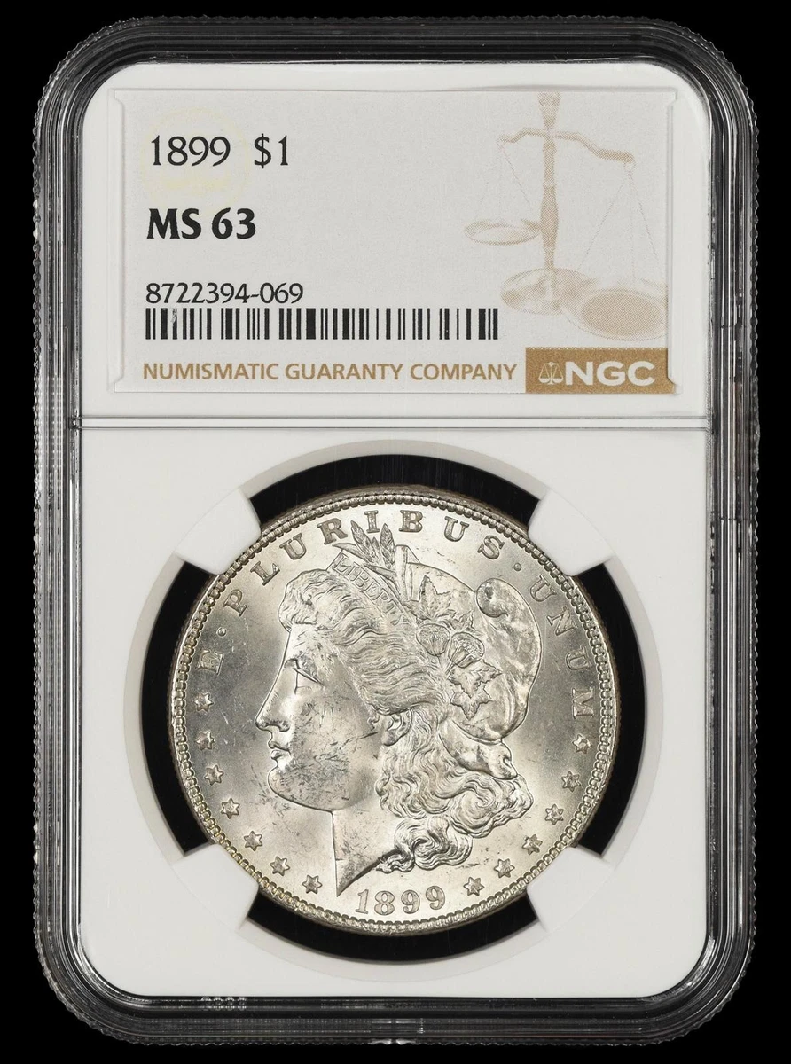 MS 63 Graded 1899 Year Morgan US Dollars (1878-1921) for sale | eBay