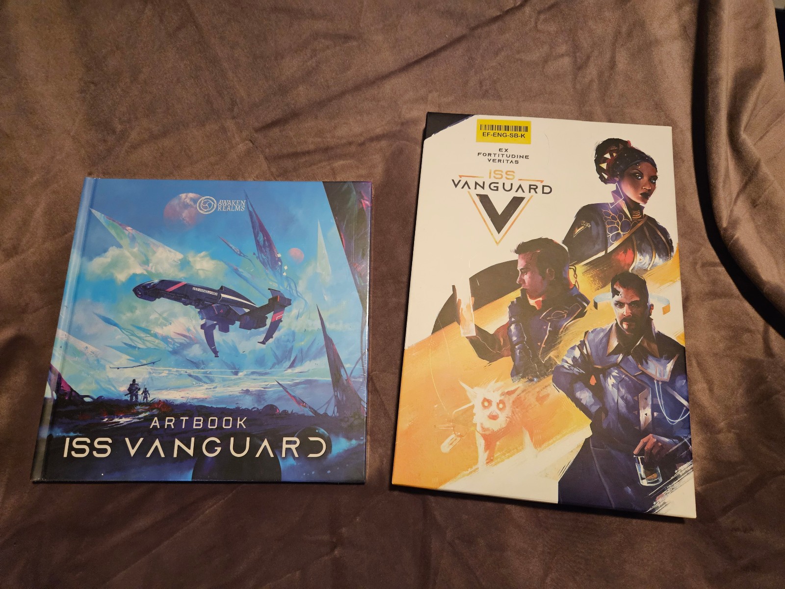 Sealed ISS Vanguard Hardcover Art Book for Awaken Realms Kickstarter Exclusive