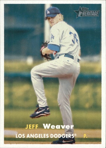 2006 Topps Heritage Jeff Weaver #363 card