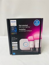 Philips Hue White and Color Ambiance Starter Kit E26, 60 W, 800 Lumen- NEW