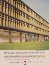1961 Alcoa Aluminum: Following the Sun Around Vintage Print Ad
