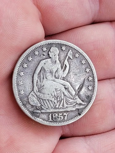 1857-S Seated Liberty Half Dollar