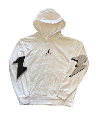 Jordan Essentials Men's Graphic Fleece Pullover Hoodie Size Medium FB7336-133