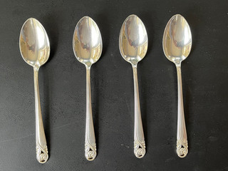 Spring Glory by International: Sterling Silver 6" Teaspoons not monogrammed
