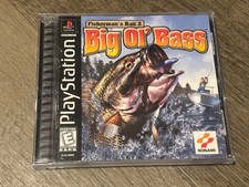 Fisherman's Bait 2 Big Ol' Bass Playstation 1 PS1 Complete CIB w/Reg Card