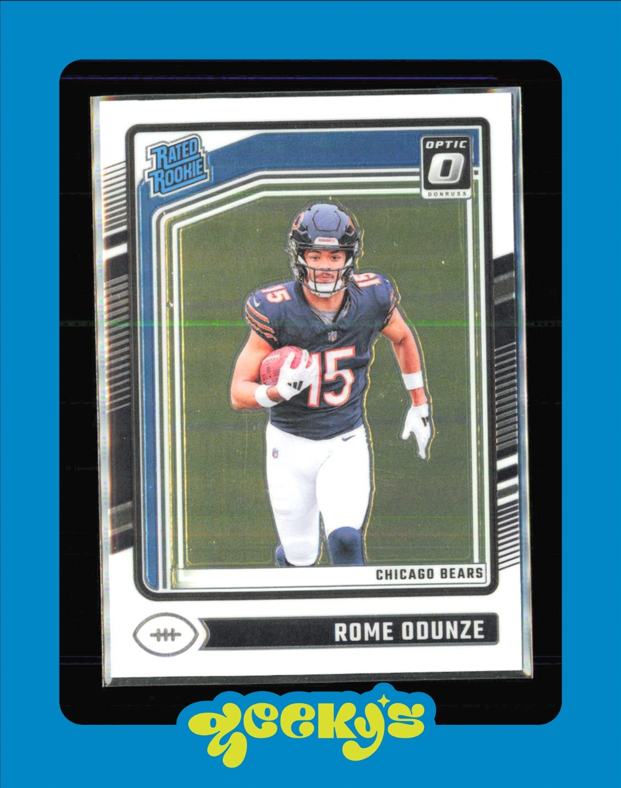 2024 Panini Donruss Optic #286 Rome Odunze Rated Rookie Holo