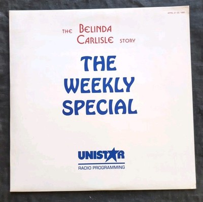 The Belinda Carlisle Story 2* Vinyl Unistar Radio Programming Super Rare R460