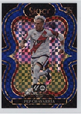 2025-26 Select La Liga Mezzanine Blue Checker Prizm Pep Chavarria Rookie RC v3r