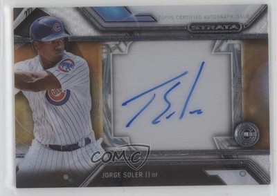2016 Topps Strata Jorge Soler #SA-JS Auto 4f5