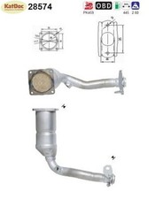 ✅ Katalysator Peugeot 206, 1.6, 16V, BiFuel, LPG, 79/80kW, Euro 3