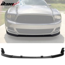 Fits 13-14 Mustang V6 V8 Type Cv Unpainted Front Bumper Lip Lower Spoiler Pu
