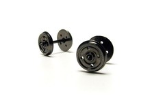 Image of Hornby R8234 14.1mm Disc Wheels 4 hole Pack 10 Accessories Track 00 Gauge 1:76