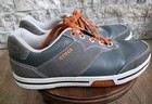 CROCS Golf Shoes Preston Hank Haney Spikeless Men 9.5 Gray Orange Leather — photo 2