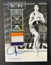 Oso Ighodaro 2024-25 Panini Noir Rookie Patch Auto 20/99 #318