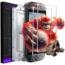 2Pack Nintendo Switch 2 Tempered Glass Screen Protector HD Auto Alignment