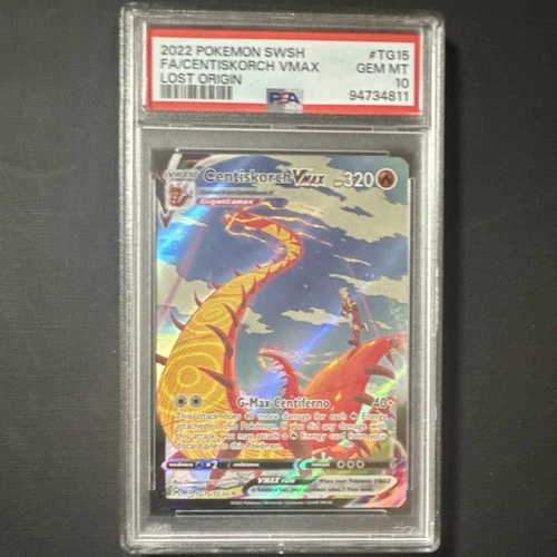 Pokémon Centiskorch VMAX #TG15/TG30 Lost Origin Holo PSA 10 English 2022