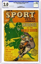 True Sport Picture Stories Vol. 3 #10 CGC 2.0 1946 4463092007