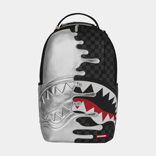 SILVER SIDE DRIP BACKPACK SPRAYGROUND NEW AUT...